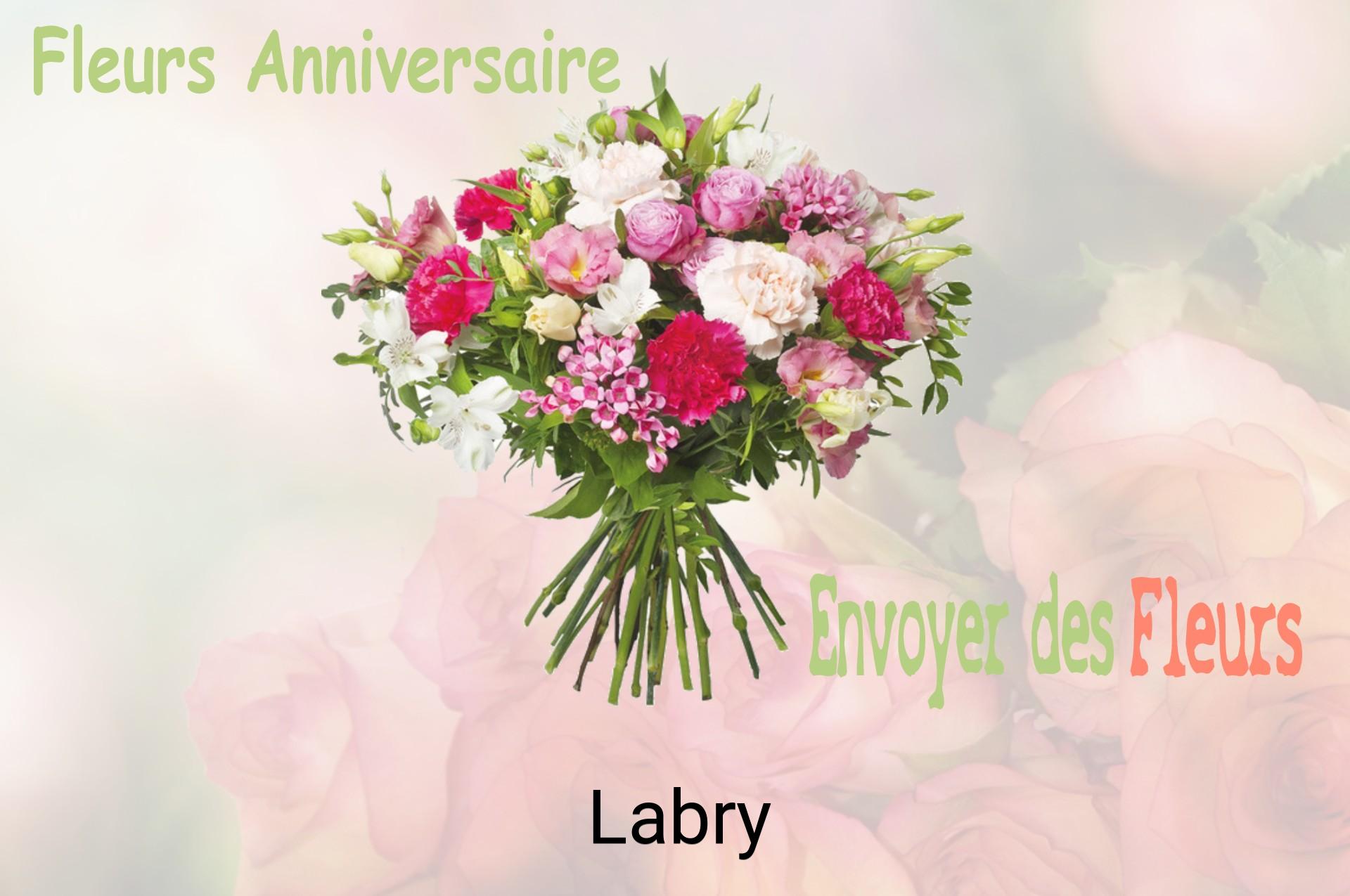 Bouquet de fleurs d’anniversaire livré à Labry